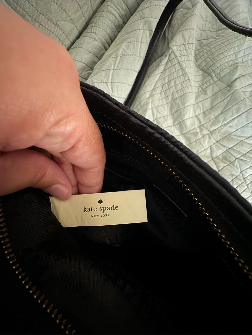 Kate Spade New York Black Nylon Crossbody Bag | Mint Condition
